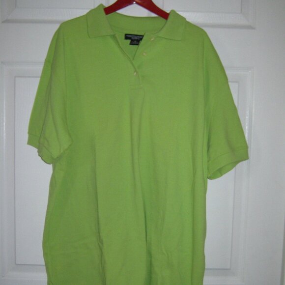 Reed Hunters Sport Tops - Never Worn -   Lime Green Women's Reed Hunter Golf Polo Shirt - XL- Tunic Length